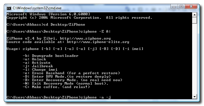 How to Jailbreak Your iPhone with ZiPhone 2.4 (Windows)