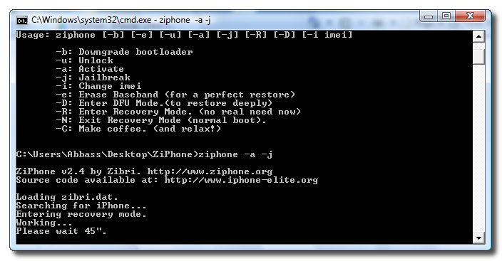 How to Jailbreak Your iPhone with ZiPhone 2.4 (Windows)