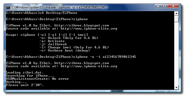 How to Change Your iPhone IMEI with ZiPhone (Windows)