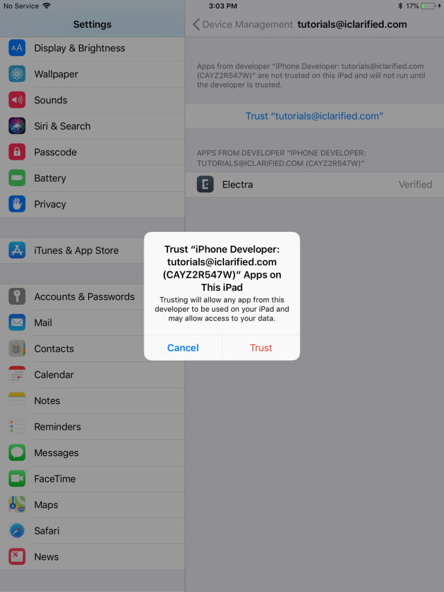 How to Jailbreak Your iPad on iOS 11.2 - iOS 11.3.1 Using Electra (Mac)