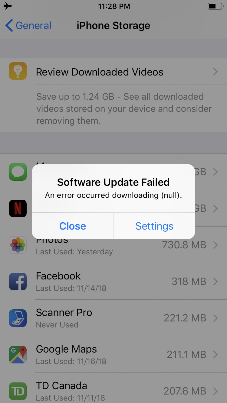 How to Stop an iOS Software Update That Has Already Started Downloading