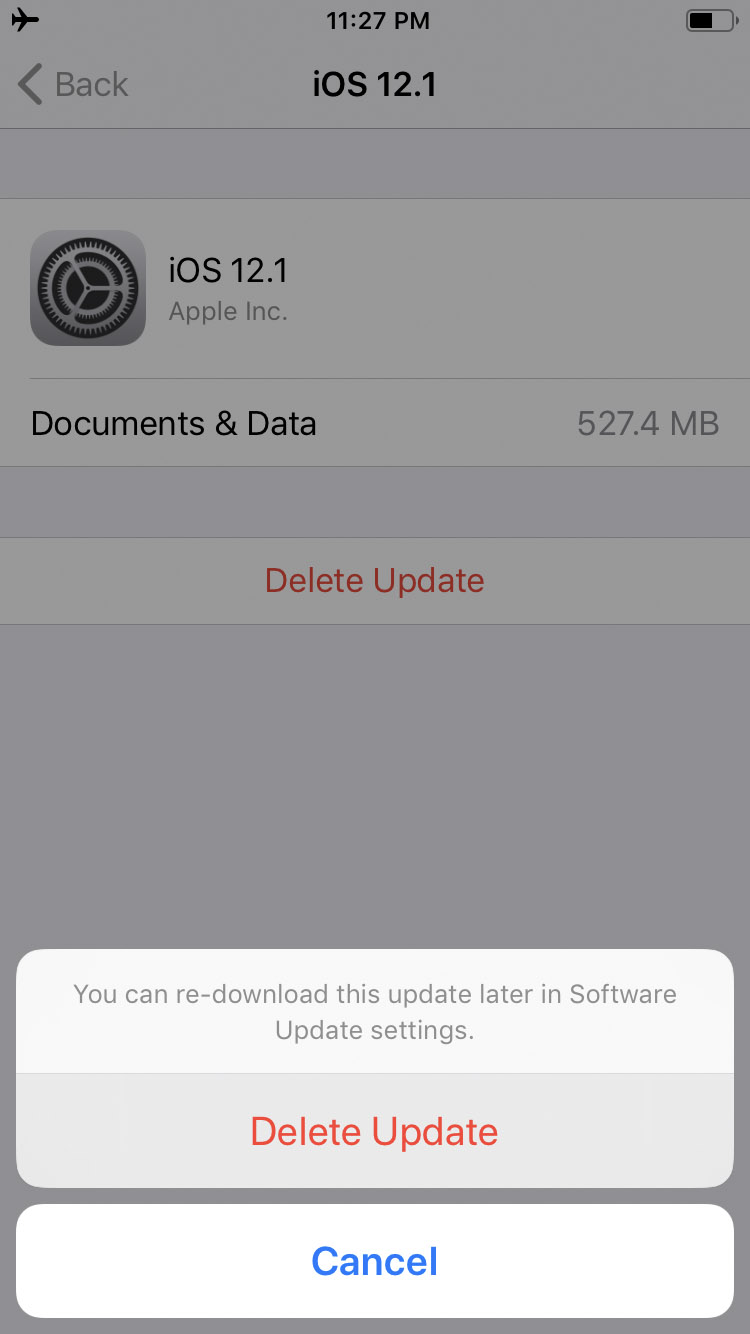 How to Stop an iOS Software Update That Has Already Started Downloading