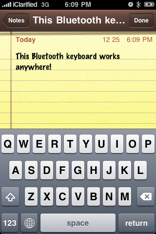 How to Connect and Use a Bluetooth Keyboard With Your iPhone [BTstack]