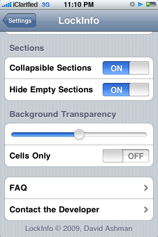 Πώς να προσαρμόσετε το iPhone σας χρησιμοποιώντας το Lockscreen LockInfo 