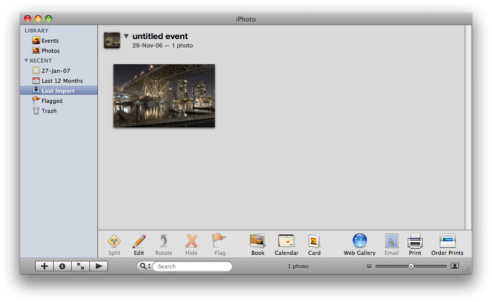 How to Crop Photos in iPhoto 08