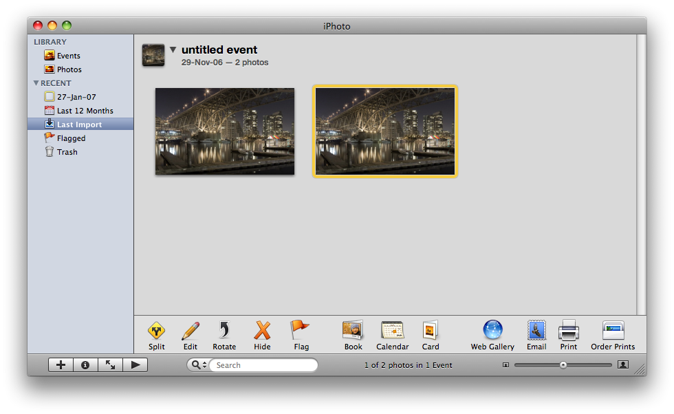 How to Crop Photos in iPhoto 08