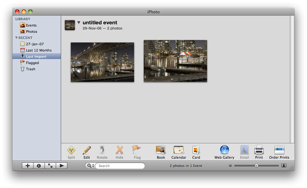 How to Crop Photos in iPhoto 08