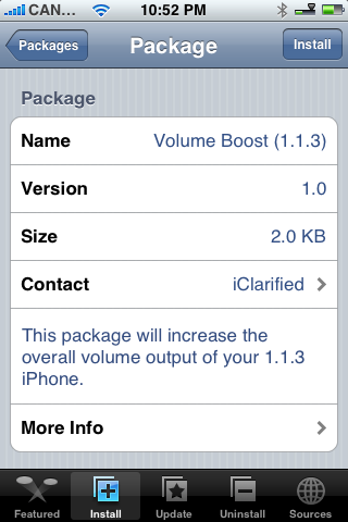 How to Increase the Volume of Your 1.1.3 iPhone