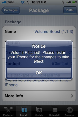 How to Increase the Volume of Your 1.1.3 iPhone
