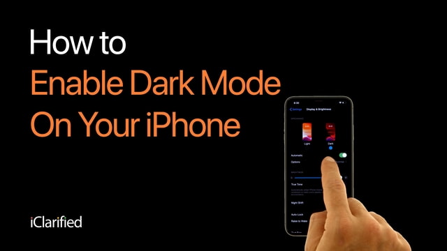 How to Enable Dark Mode on Your iPhone [Video]