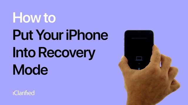 How to Put Your iPhone Into Recovery Mode [Video]