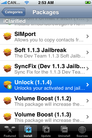 How to Unlock a 1.1.4 iPhone (ZiPhone + Installer)