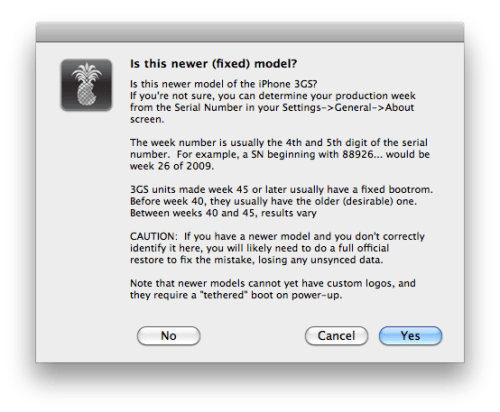 Cómo hacer Jailbreak a tu iPhone 3GS con OS 3.1.2 usando RedSn0w (Mac)