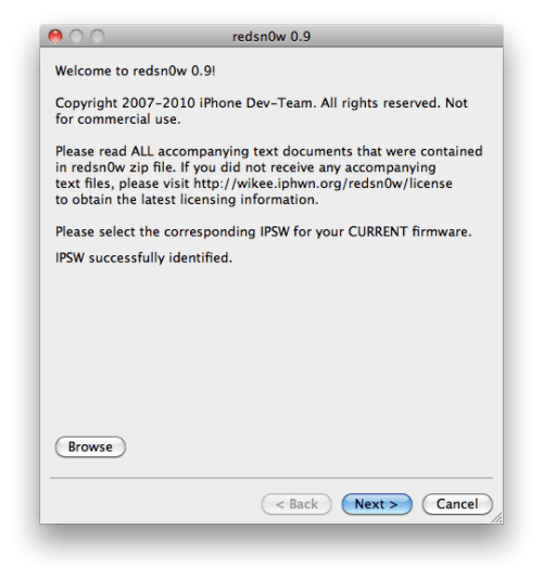 Ako jailbreaknúť a odblokovať Váš iPhone 2G na OS 3.1.2 pomocou RedSn0w (Mac)