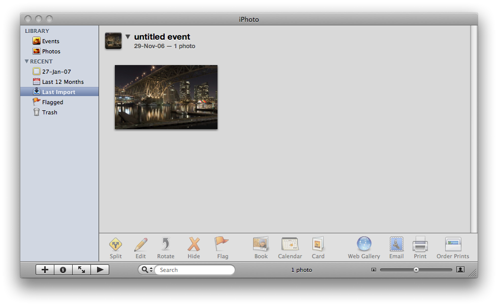 How to Import Aperture Images into iPhoto