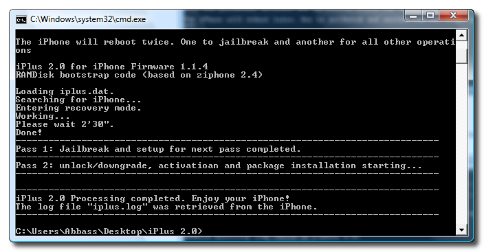 How to Unlock 1.1.4 and Downgrade to 3.9-fakeblank iPhone Bootloader