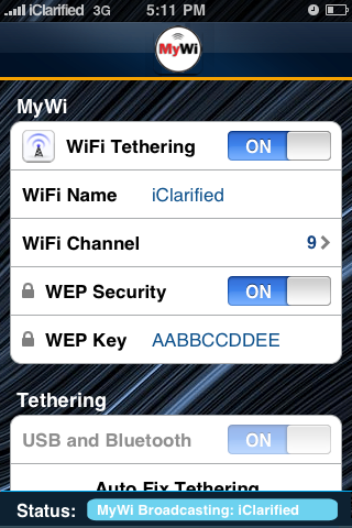 How to Turn Your iPhone Into a Wireless Hotspot Using MyWi