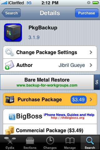 Πώς να κάνετε Backup &amp; Restore στις εφαρμογές Cydia χρησιμοποιώντας το PkgBackup