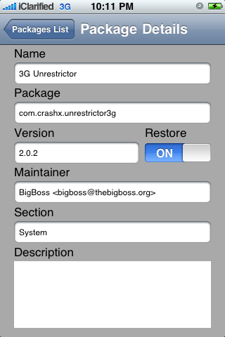 Como hacer Backup y Restaurar las Aplicaciones bajadas de Cydia usando PkgBackup