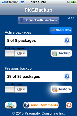 Πώς να κάνετε Backup &amp; Restore στις εφαρμογές Cydia χρησιμοποιώντας το PkgBackup