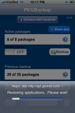 Πώς να κάνετε Backup &amp; Restore στις εφαρμογές Cydia χρησιμοποιώντας το PkgBackup