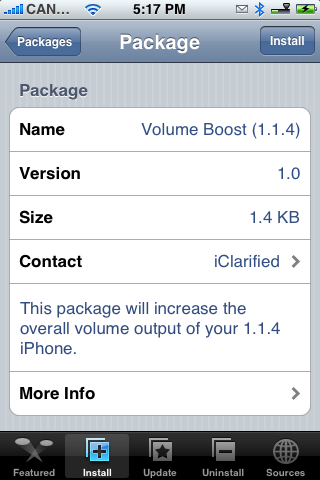 How to Increase the Volume of Your 1.1.4 iPhone