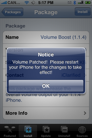 How to Increase the Volume of Your 1.1.4 iPhone