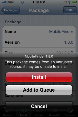 How to Install and Use MobileFinder for iPhone