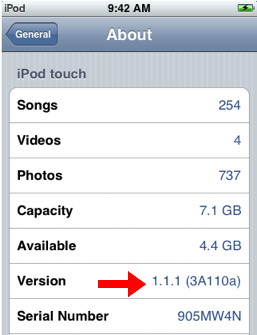 How to Update iPod Touch Software to 1.1.1