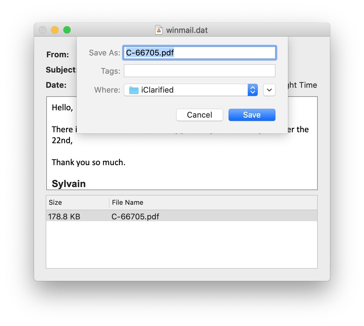 How to Open a Winmail.dat Attachment on Mac