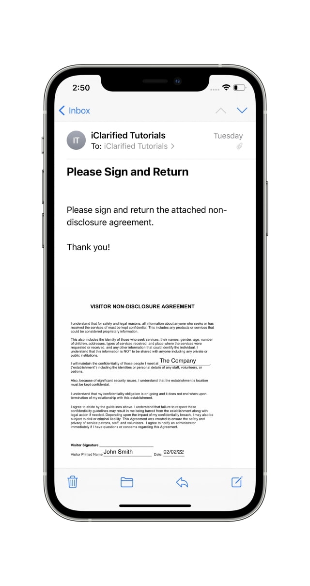 How to Sign a Document on Your iPhone [Video]