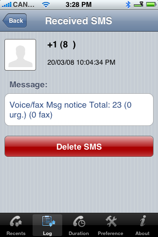 Organisieren Ihrer Anrufe und SMS mit iLog