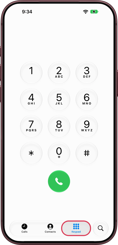 Tap Keypad