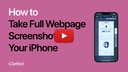 How to Take Full Webpage Screenshots on Your iPhone [Video]