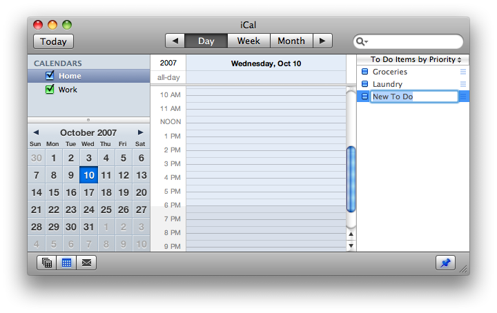 Create a To Do List with iCal