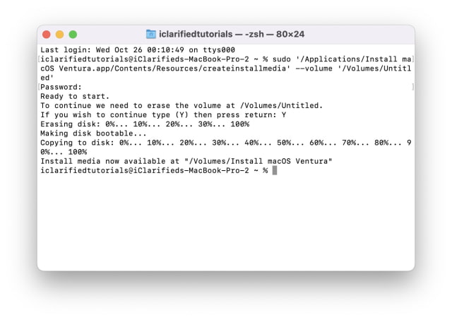 How to Create a Bootable macOS Ventura USB Installer [Video]