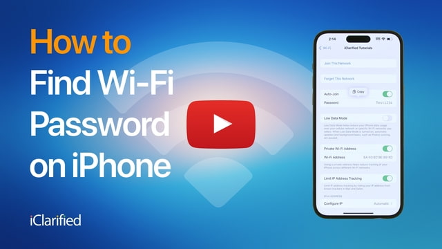 How to Find WiFi Password on iPhone [Video]