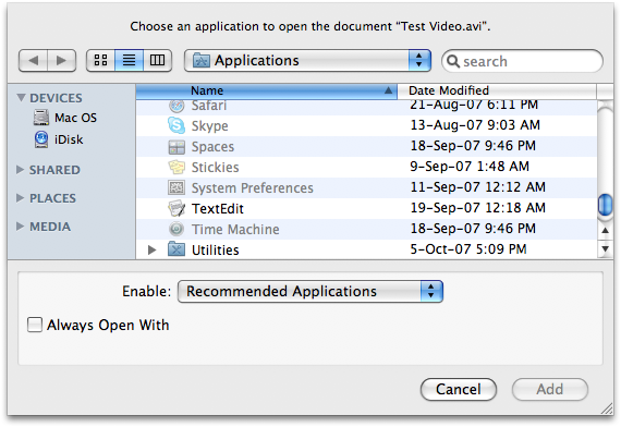 How to Change Default Application in OS X