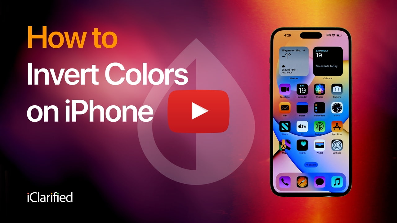 How to Invert Colors on iPhone 