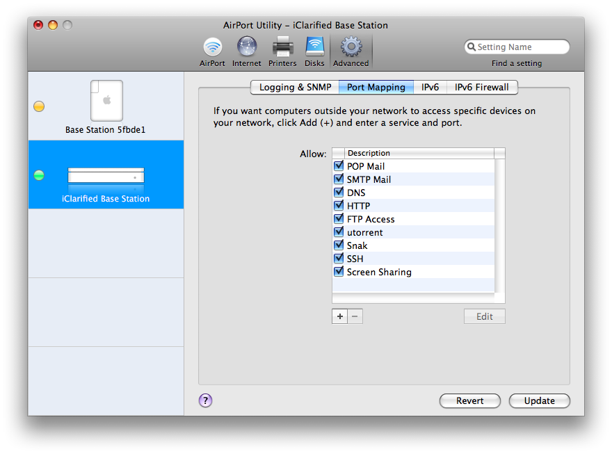 Forward a Port Using Your Airport Extreme