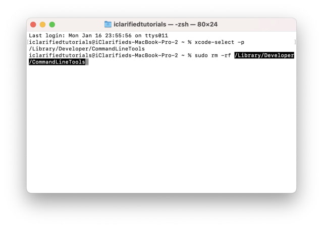 How to Uninstall Xcode Command Line Tools [Video]