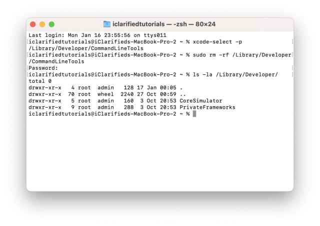 How to Uninstall Xcode Command Line Tools [Video]