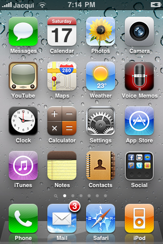 Как включить Homescreen Wallpaper на Вашем iPhone 3G с iOS 4.0