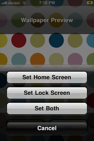 Как включить Homescreen Wallpaper на Вашем iPhone 3G с iOS 4.0