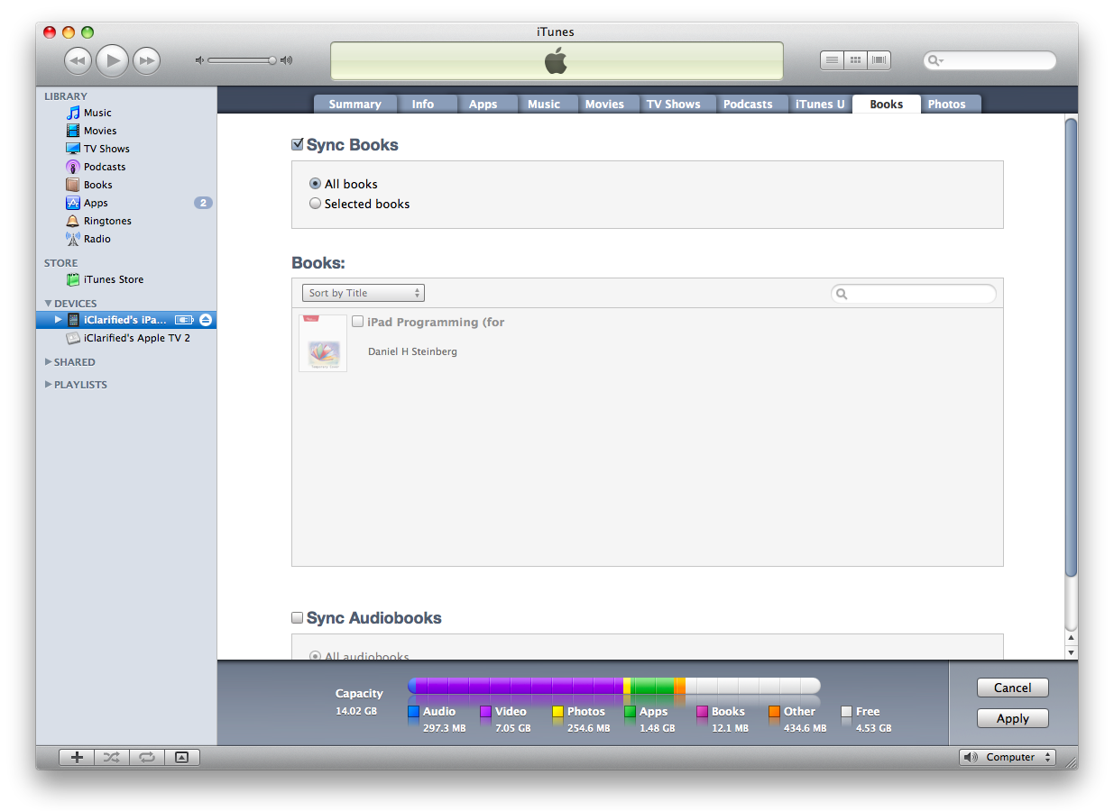 How to Transfer ePub eBooks to Your iPad