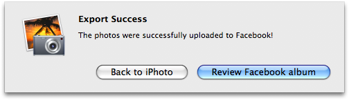 Share Photos on Facebook Using iPhoto