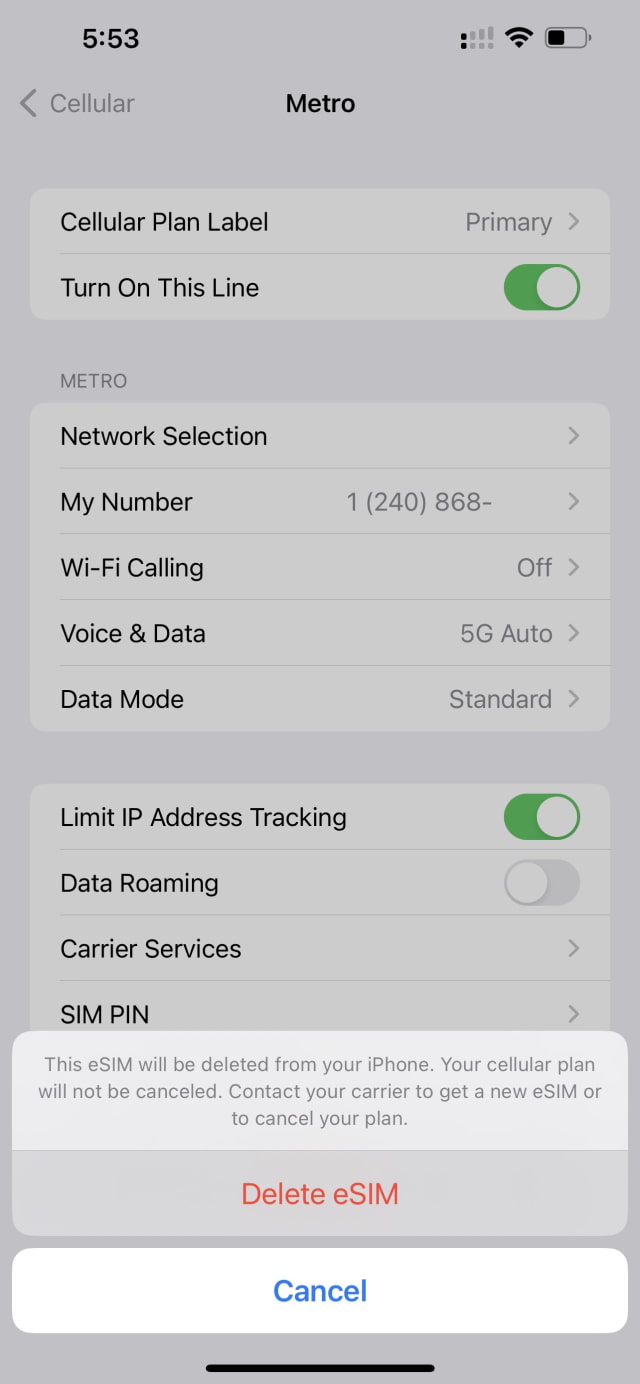 Πώς να αφαιρέσετε την eSIM από το iPhone την eSIM από το iPhone Πώς να αφαιρέσετε την eSIM από το iPhone