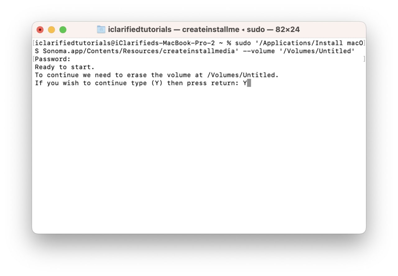 How to Create a Bootable macOS Sonoma USB Installer [Video] - iClarified
