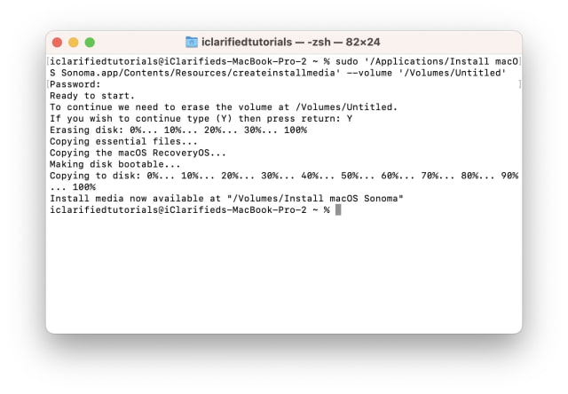 How to Create a Bootable macOS Sonoma USB Installer [Video]