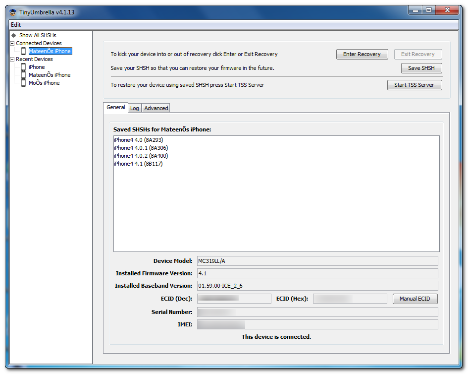 How to Backup Your SHSH Blobs Using Firmware Umbrella [Windows]